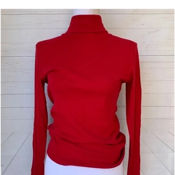 Faded Glory Bold Red Cotton Shirt - Picture 2 of 4